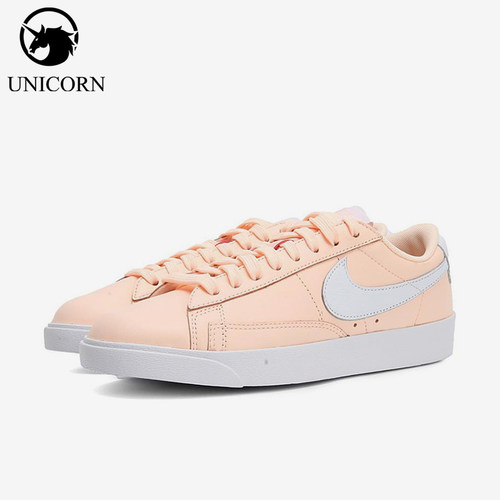Nike/耐克正品Blazer低帮新款女粉白色街头板鞋AA3961-800