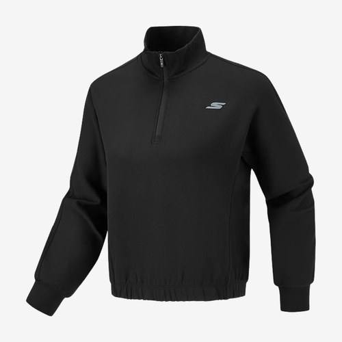 Skechers斯凯奇正品儿童款舒适运动系列立领卫衣P126W037-0018