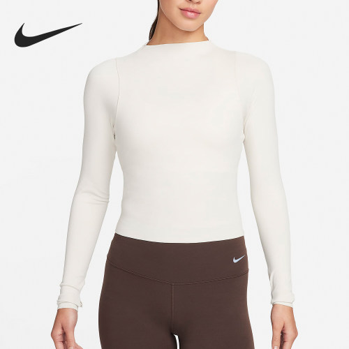 Nike/耐克正品新款女士弹力透气休闲运动长袖T恤FN3023-104
