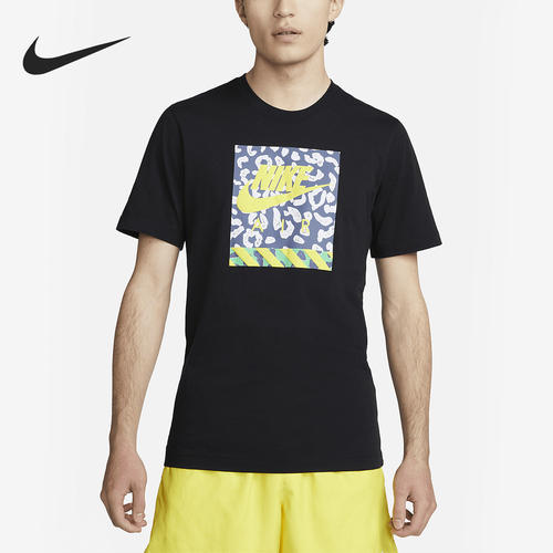 Nike/耐克正品夏季宽松透气圆领男子运动短袖T恤FB9816-010