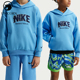 耐克正品 2026春季 款 Nike 大童连帽套头针织卫衣HV0508 412