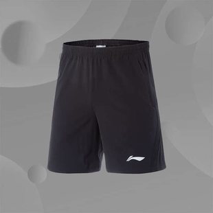 休闲运动五分裤 跑步系列男帅气凉爽时尚 AKSQ297 新款 李宁短裤