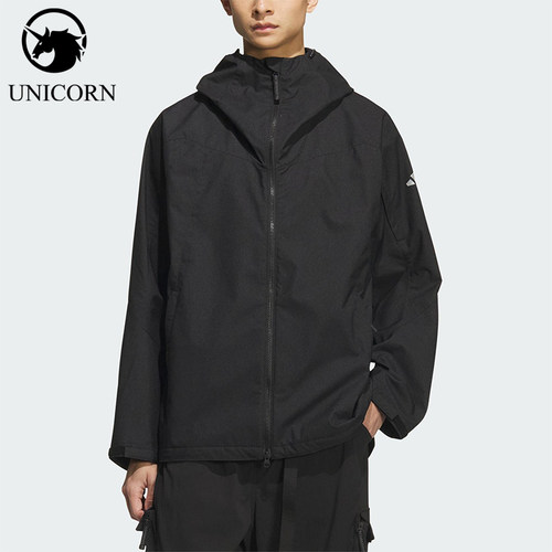 Adidas/阿迪达斯正品CITY ESCAPE男士休闲宽松连帽日常外套JZ8758