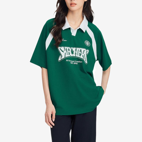 Skechers斯凯奇正品生活系列男女速干透气翻领衫L225U040-02P6