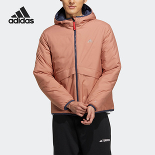 新款 当季 男子双面穿运动保暖棉服HY7220 阿迪达斯正品 Adidas