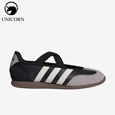 Adidas/阿迪达斯正品BARREDA玛丽珍鞋女经典黑白色运动鞋HQ7401