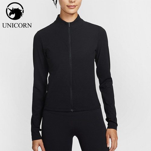 Nike/耐克正品Zenvy Dri-FIT女士休闲运动立领修身外套II3928-010