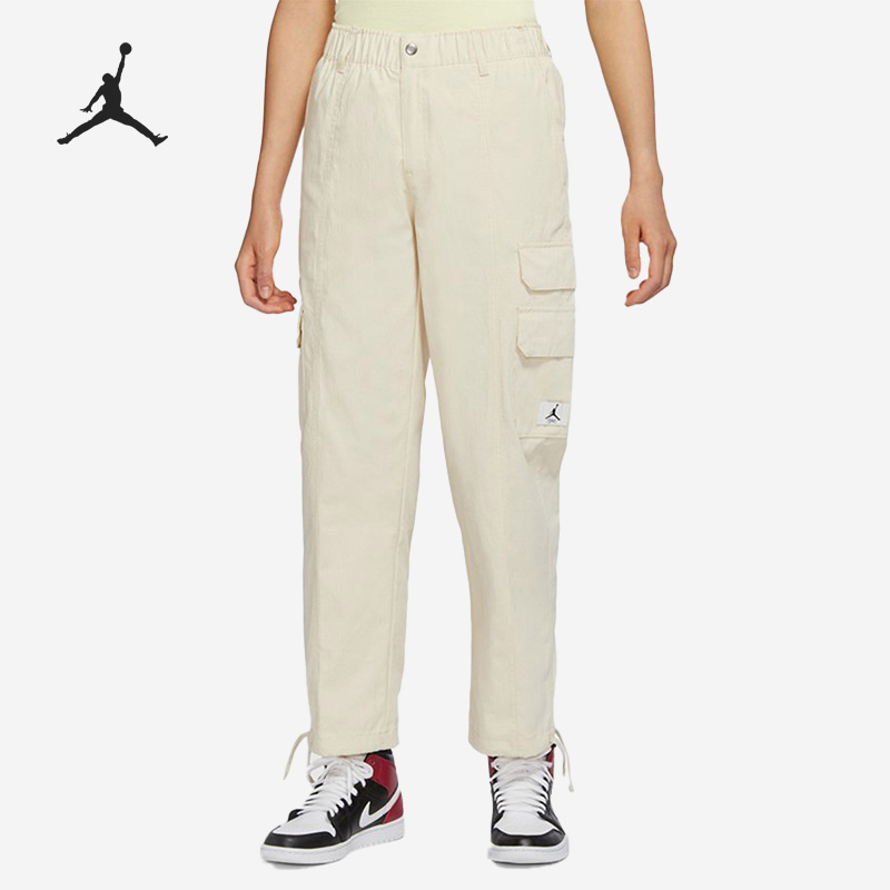 Nike/耐克正品JORDAN工装机能风束脚女子运动长裤DQ4624-234
