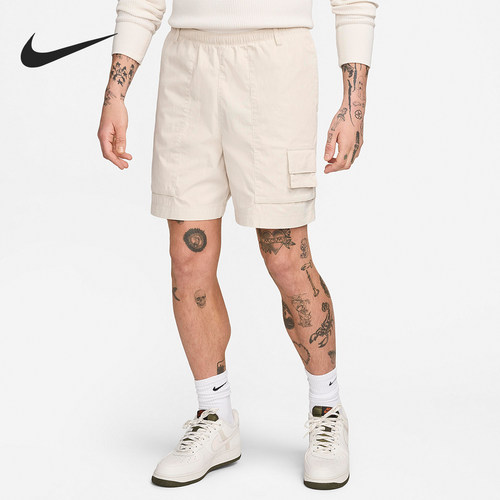 Nike/耐克正品DRI-FIT新款男士松紧腰透气运动短裤FN3217-104