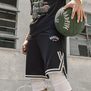 AAPU205 反伍BADFIVE篮球系列男子排湿舒适比赛短裤 李宁正品 新款