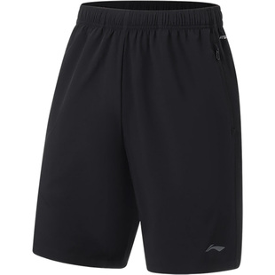 健身系列男子速干透气运动短裤 Lining 新款 夏季 AKST297 李宁正品