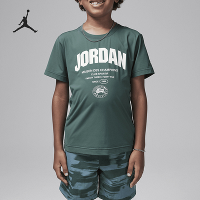 Nike/耐克正品Jordan Des Champions小童圆领T恤HQ7509-366
