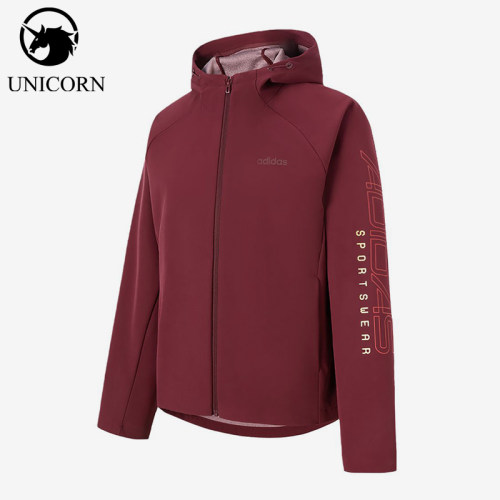 Adidas/阿迪达斯正品新款女士简约连帽宽松经典时尚外套KS8239