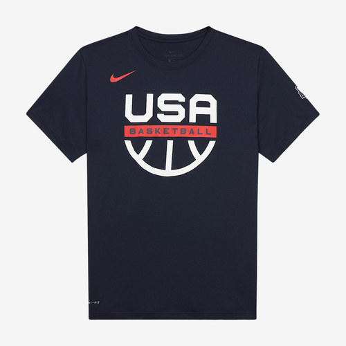 Nike耐克正品USABDri-FIT男篮球训练圆领正肩袖T恤CT8784-451