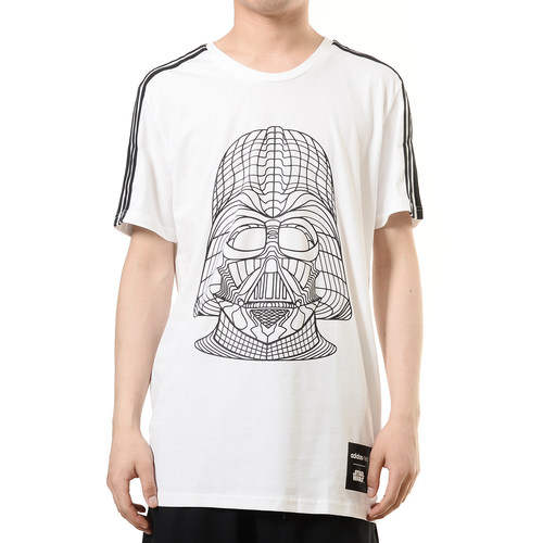 Adidas/阿迪达斯正品男子星球大战系列休闲运动短袖T恤 CV9384