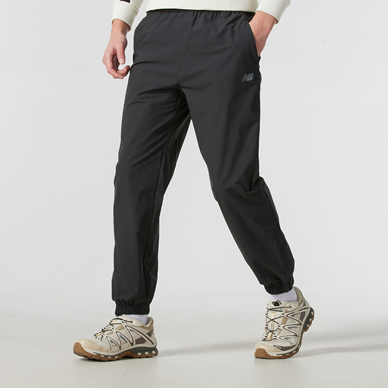 New Balance/NB正品2025新款男子宽松透气束脚长裤NTF13031-DKG