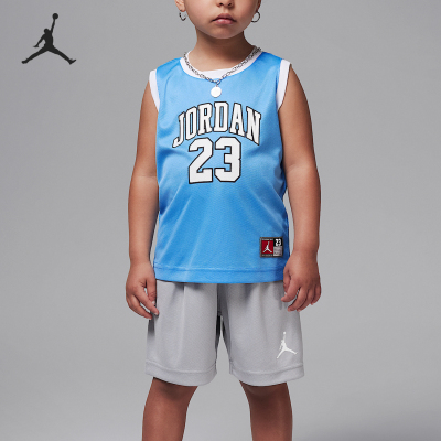 Nike/耐克正品JORDAN婴童透气训练运动网眼套装HF2254-012