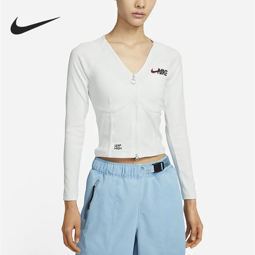 Nike/耐克正品新款女子休闲运动简约开衫外套FD4797-121