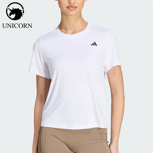Adidas/阿迪达斯官方正品夏季款女士运动圆领透气短袖T恤KV6945