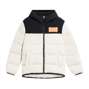 羽绒服加厚保暖宽松连帽外套YYMS063 男大童短款 Lining 李宁正品