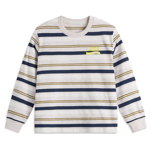 YHSU043 文化衫 李宁正品 运动生活系列男小童圆领透气针织柔软长袖