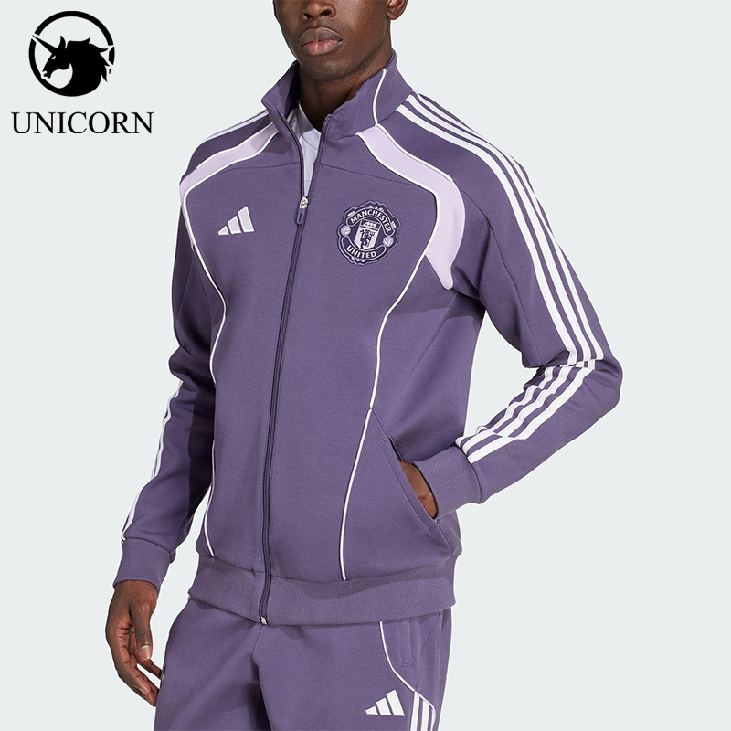 Adidas/阿迪达斯正品2025秋季款男士运动足球针织立领外套JN2827