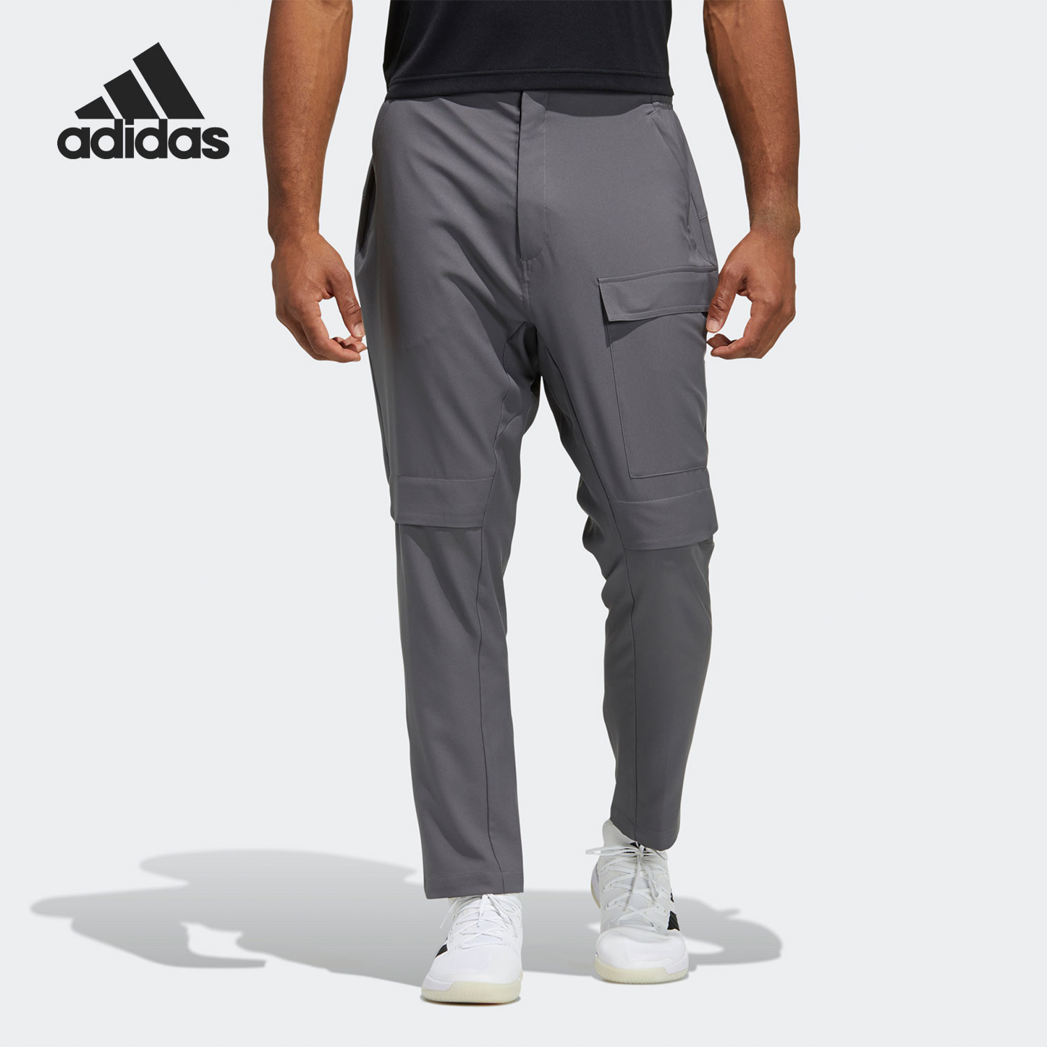 Adidas/阿迪达斯正品当季新款运动休闲男子收脚透气长裤 H13834