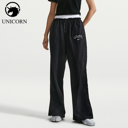 Nike/耐克正品Sportswear女士运动高腰降落伞时尚长裤IR7573-010