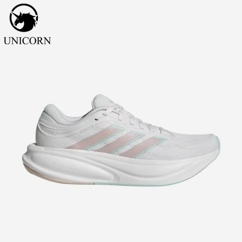 Adidas/阿迪达斯官方正品DURAMOSL2新款女白粉色慢鞋跑步鞋KJ1765