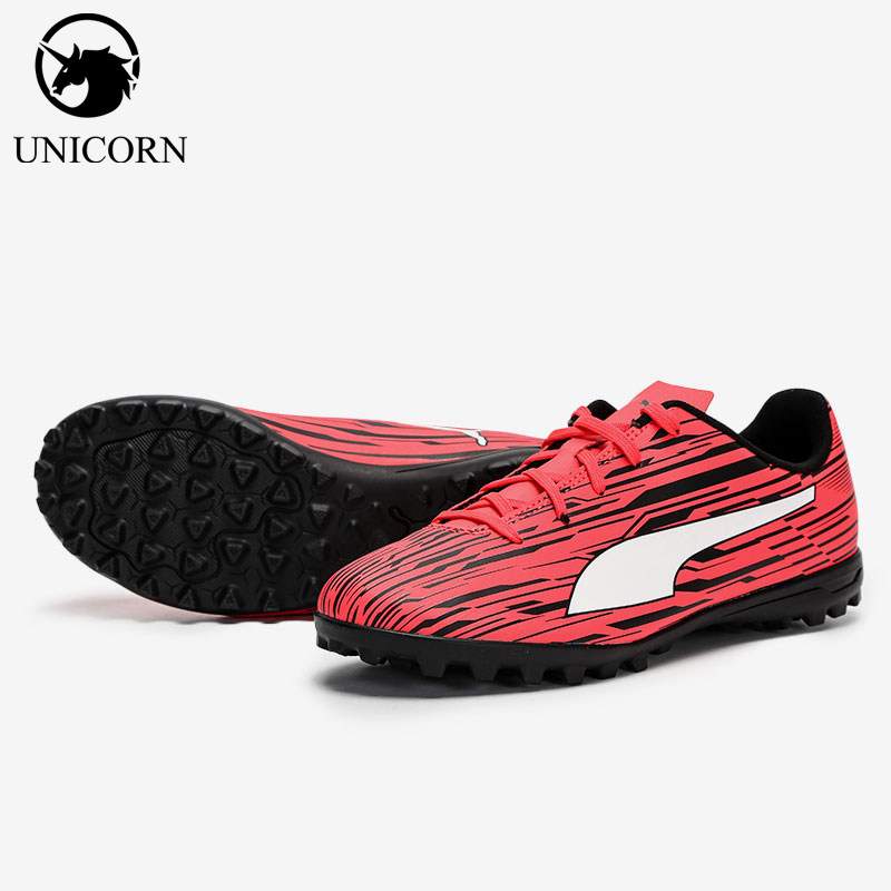 Puma/彪马正品夏季款儿童训练低帮系带耐磨训练足球鞋106579-01