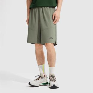 AKSV299 运动短裤 李宁正品 健身系列男子纯色中腰舒适速干凉爽经典