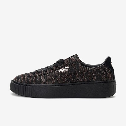 PUMA彪马正品Basket Platform Velvet Rope女款休闲板鞋364092-02