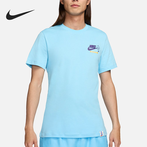 Nike/耐克正品2025男士圆领套头耐穿透气运动短袖FV3755-407