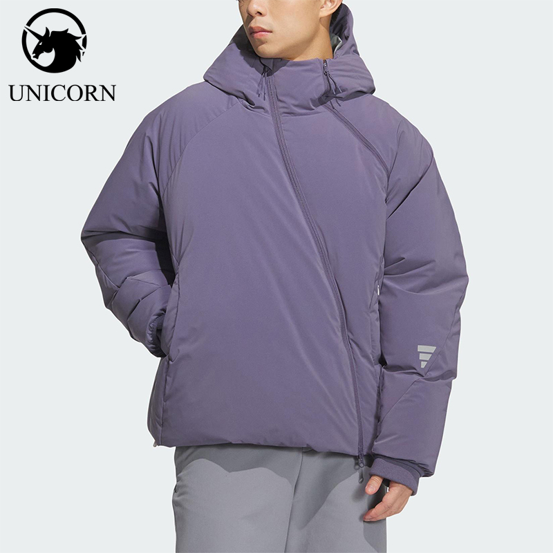 Adidas/阿迪达斯正品FOS FUSTL M DJK1男士连帽保暖羽绒服KC2578