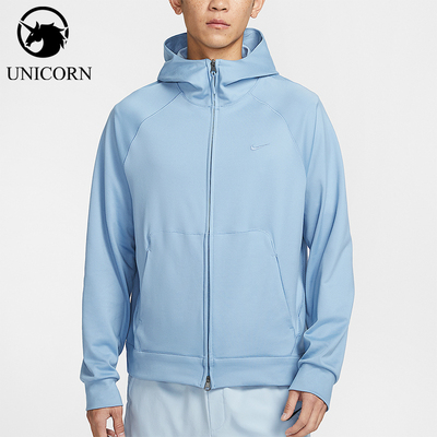 Nike/耐克正品Dri-FIT男士速干全长拉链开襟连帽外套II1309-486
