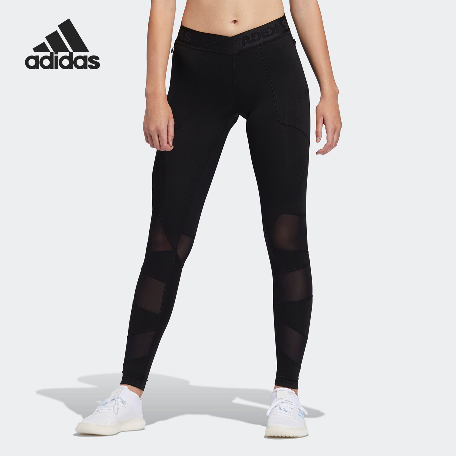 Adidas/阿迪达斯正品 秋季 新品 女子运动训练紧身长裤 EA3299