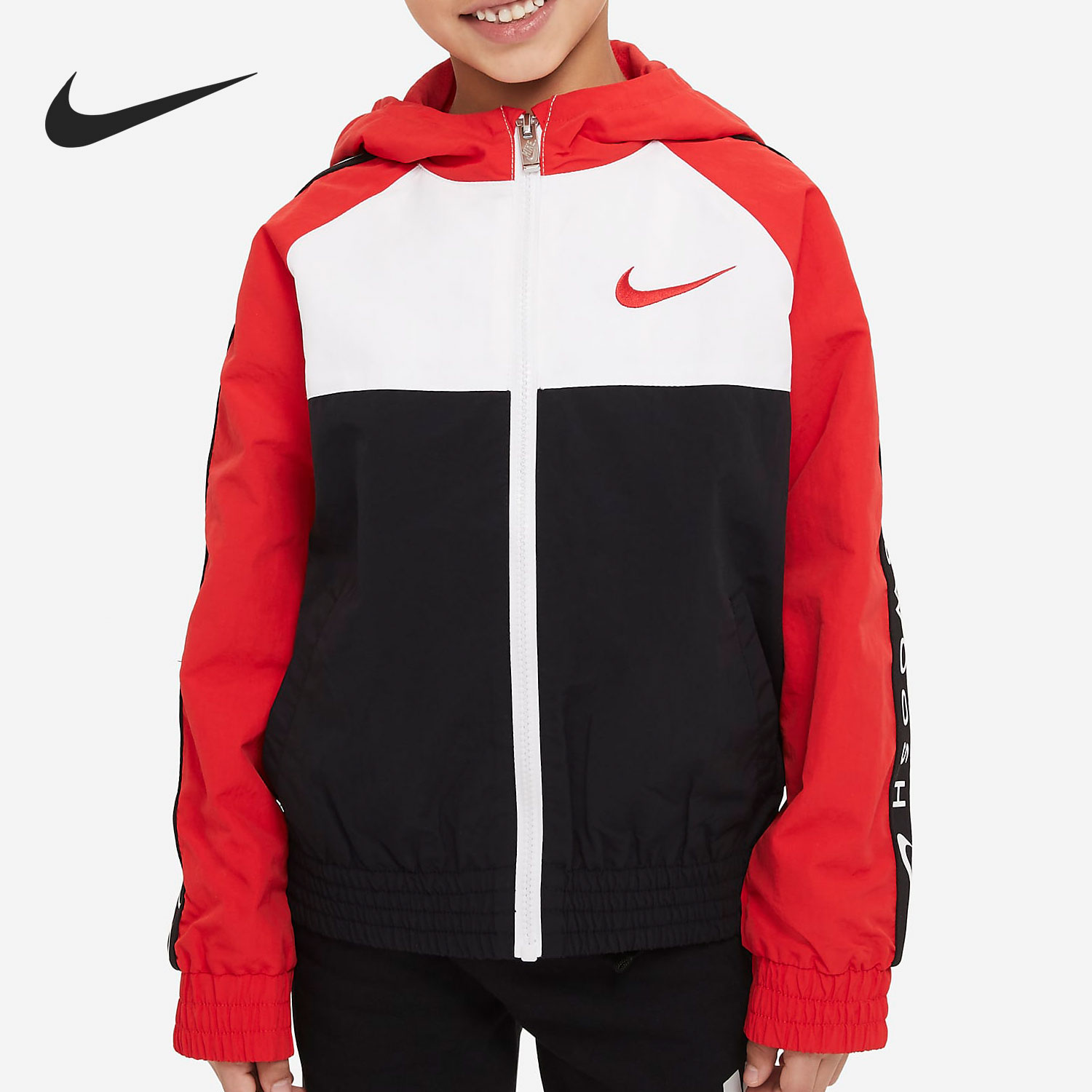 Nike/耐克正品SWOOSH 当季新款小童休闲连帽外套 DJ3979-657