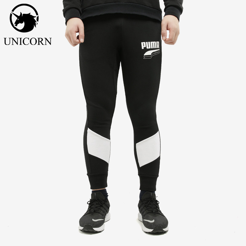 Puma/彪马正品2025冬季款男士日常拼接紧身运动耐穿长裤582742-01