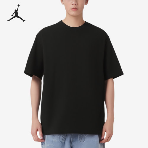 Nike/耐克正品JORDAN圆领短袖运动纯色T恤短袖T恤DX6774-010