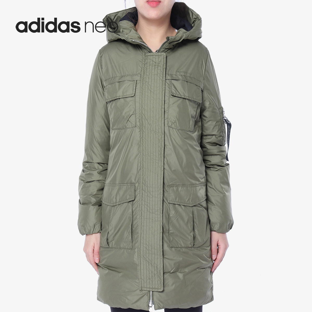 阿迪达斯正品女子羽绒服