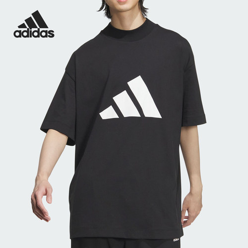 Adidas/阿迪达斯正品时尚男女复古圆领套头经典运动短袖T恤JN4856