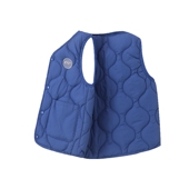 秋冬儿童马甲背心男童女童背心宝宝羽绒棉纯色坎肩中小童加绒加厚