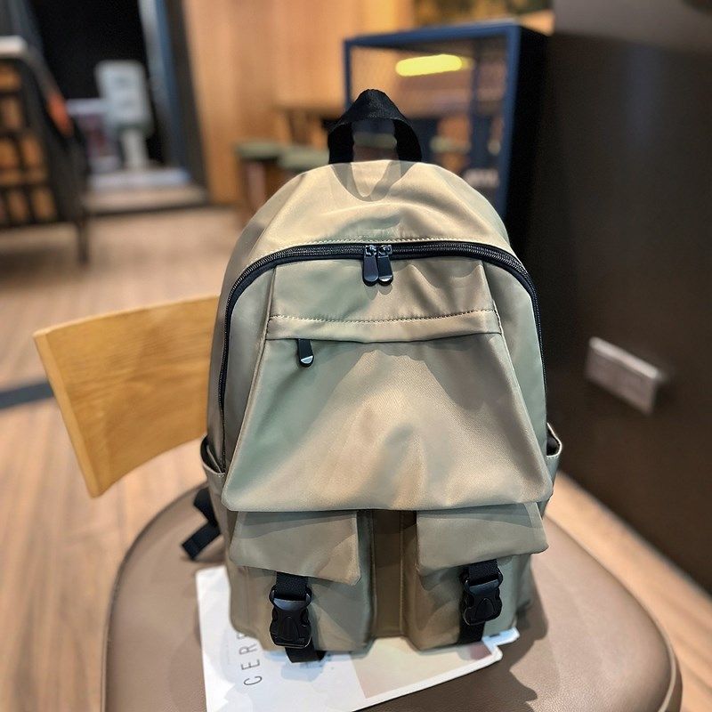 新款大容量休闲轻便旅行背包女简约防水多口袋尼龙双肩包男电脑包,箱包皮具/热销女包/男包,双肩背包,淘宝优惠券,粉丝福利购,淘宝优惠卷