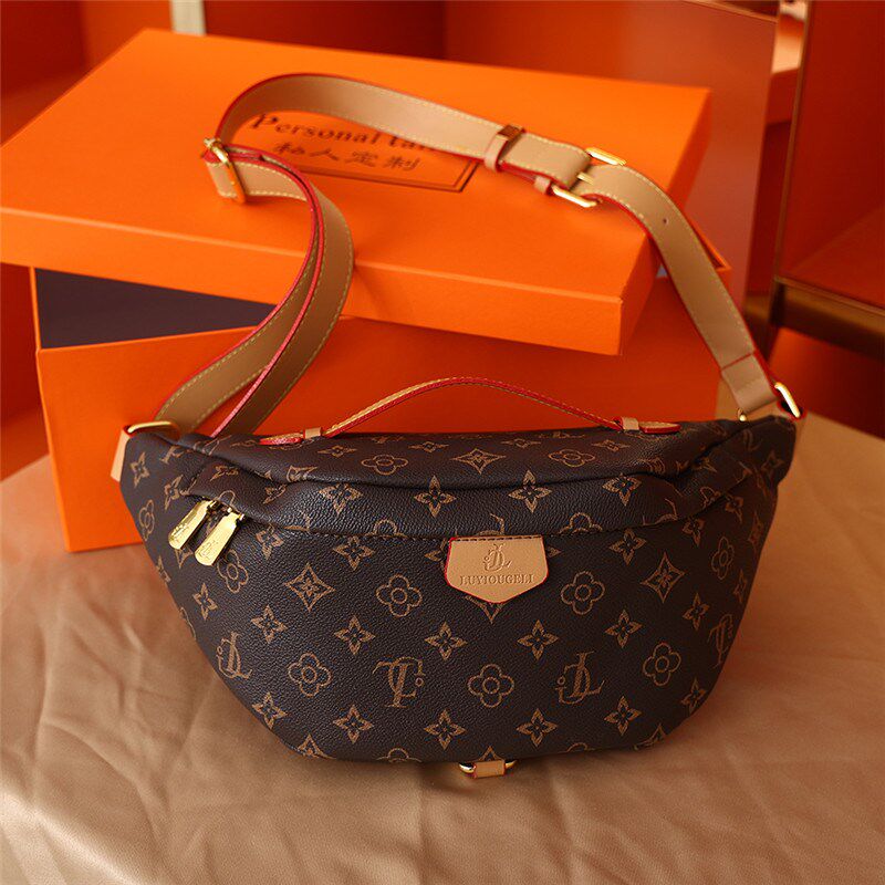 高级感包包女2024新款老花斜挎包腰包春夏小众百搭胸包女大容量男,箱包皮具/热销女包/男包,胸包,淘宝优惠券,粉丝福利购,淘宝优惠卷