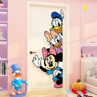 猫和老鼠儿童区房间布置装 饰男女孩卧室墙面拐转角床头背景遮丑贴