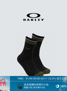 Oakley欧克利新款男女休闲时尚短筒袜黑白色袜子FOS900271