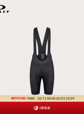 Oakley欧克利简约时尚黑色男款骑行裤背带裤FOA406091