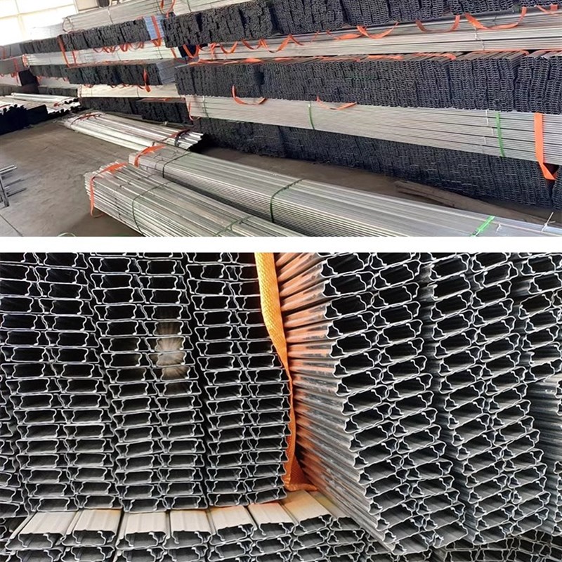 大棚热镀锌纳米铝合金镀铝锌卡槽卡簧加厚加强养殖种植防风压膜槽