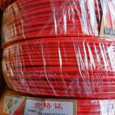 江扬单股硬家装一卷米单线铜电线电缆线硅胶线