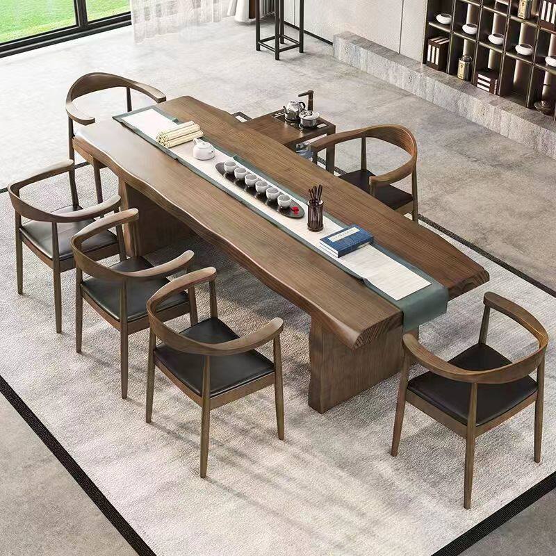 实木茶桌茶盘一体泡茶桌椅现代家用大板茶台后现代茶桌子,住宅家具,家用茶台/茶桌,淘宝优惠券,粉丝福利购,淘宝优惠卷